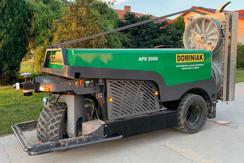 Orchard robot for crop protection