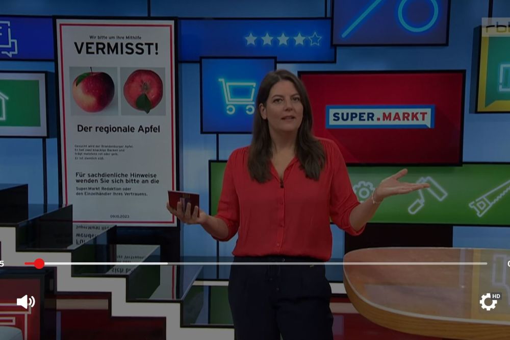 Kaum regionale &Auml;pfel in deutschen Superm&auml;rkten