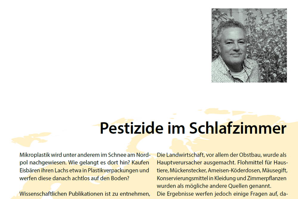 Pestizide in Schlafzimmern