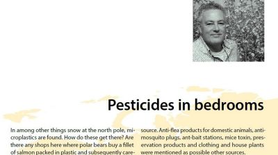 Pesticides in bedrooms