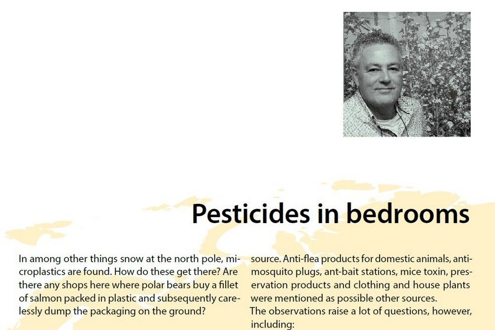 Pesticides in bedrooms