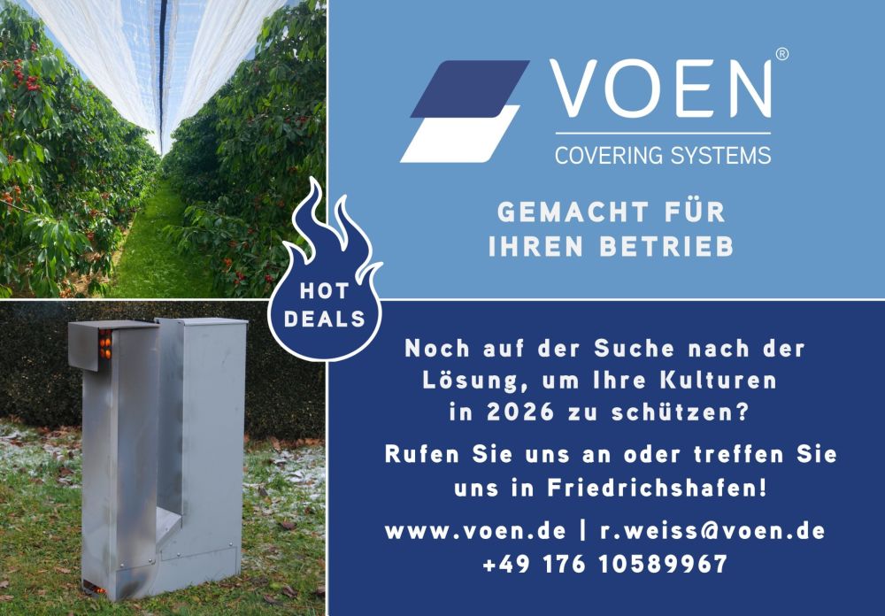 Besuchen Sie VOEN auf der Fruchtwelt Bodensee