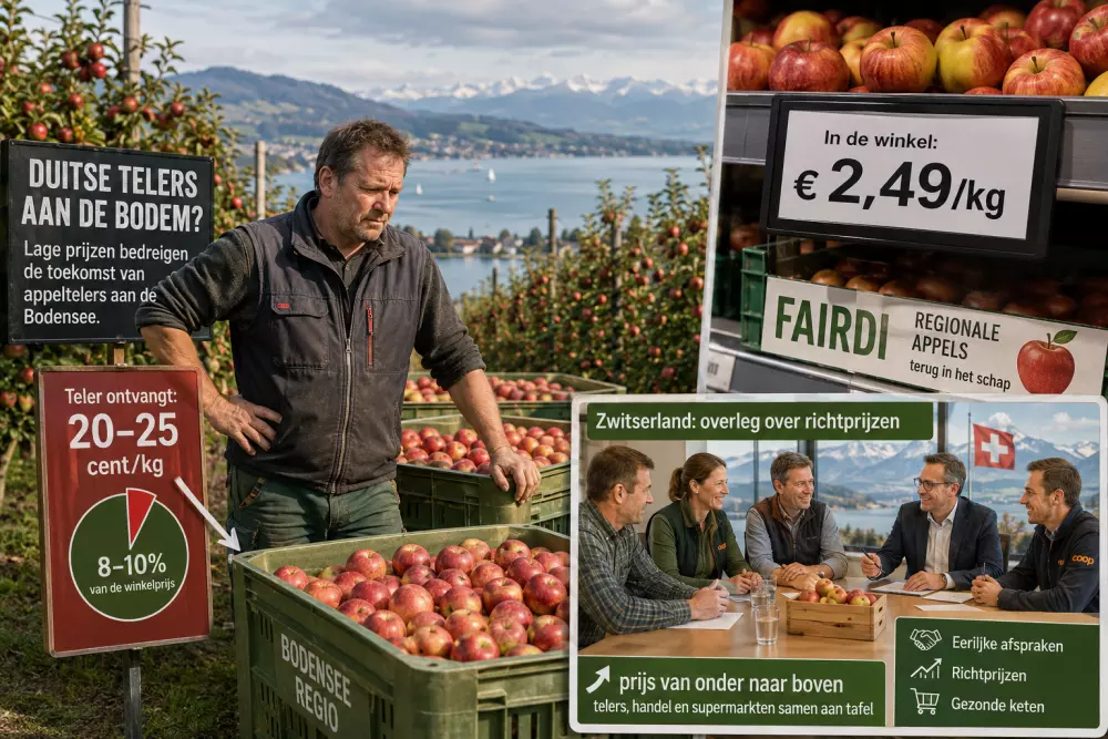 Fruittelers aan Bodensee vrezen voor voortbestaan